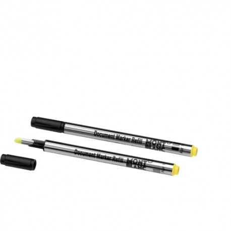 Mont Blanc Document Marker Refill Yellow