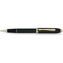 Cross Townsend Black Lacquer Gold Trim Rollerball