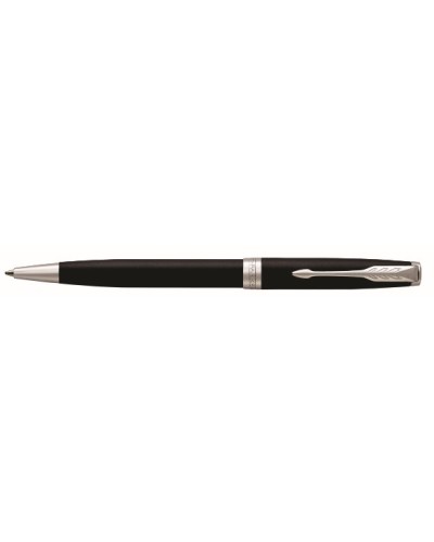 NEW Parker Sonnet Matte Black Chrome Trim Ballpoint