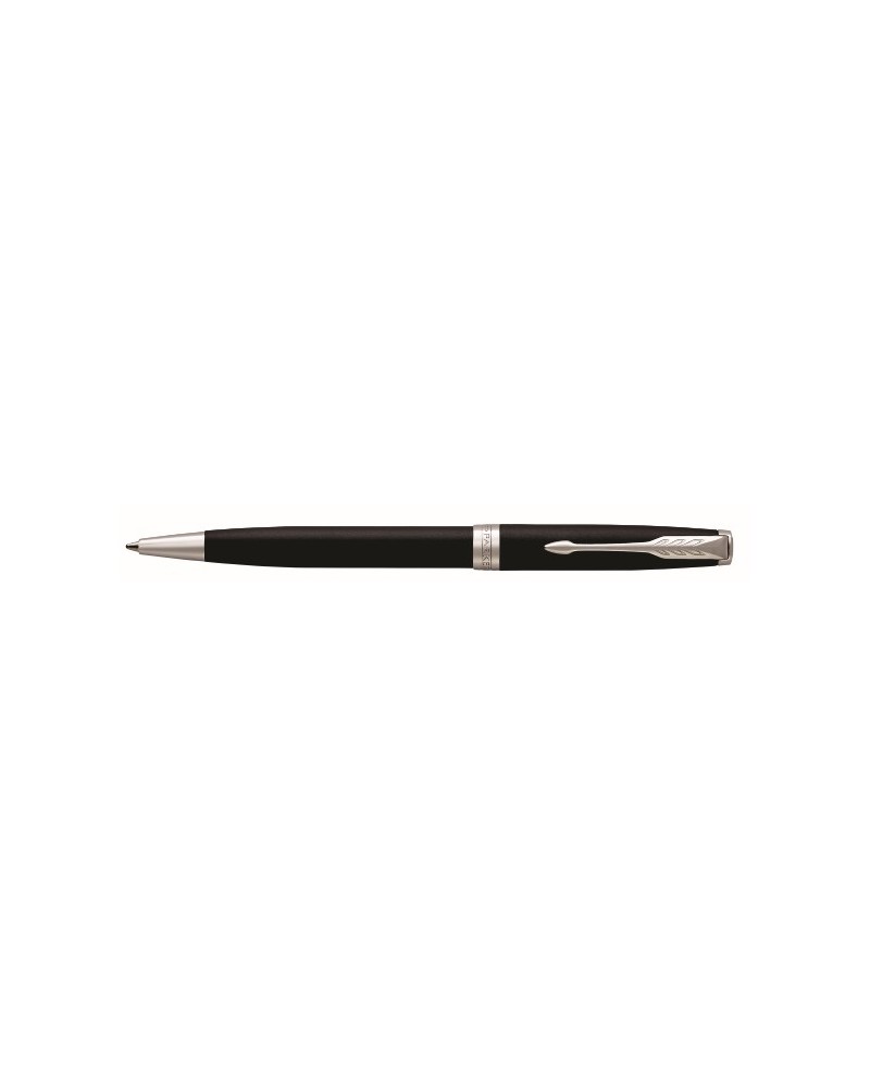 NEW Parker Sonnet Matte Black Chrome Trim Ballpoint