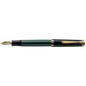 Pelikan Souveran 400 Black/Green  Fountain Pen Gold Trim
