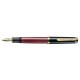 Pelikan Souveran 400 Black/Red Fountain Pen Gold Trim