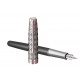 NEW Parker Sonnet Metal & Grey PGT Fountain  Pen