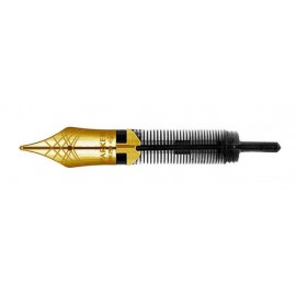 NEW Parker Sonnet Stainless Steel Gold Trim Fountain Pen