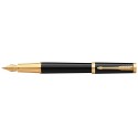 Parker Ingenuity Black Lacquer Gold Trim Fountain Pen