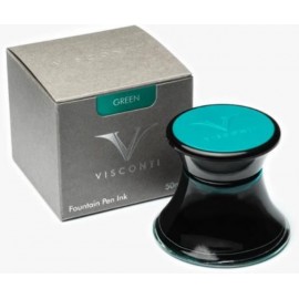 New Visconti Green Glass Ink Bottle