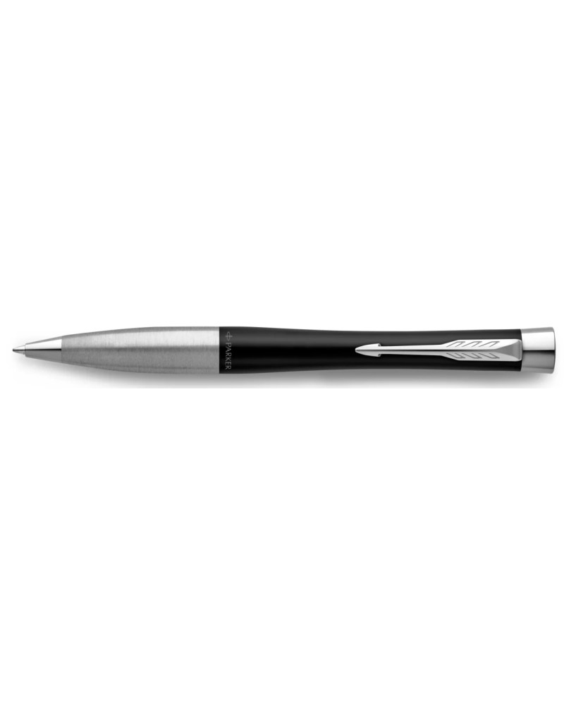 NEW Parker Urban Metro Metallic Chrome Trim Twist Ballpoint