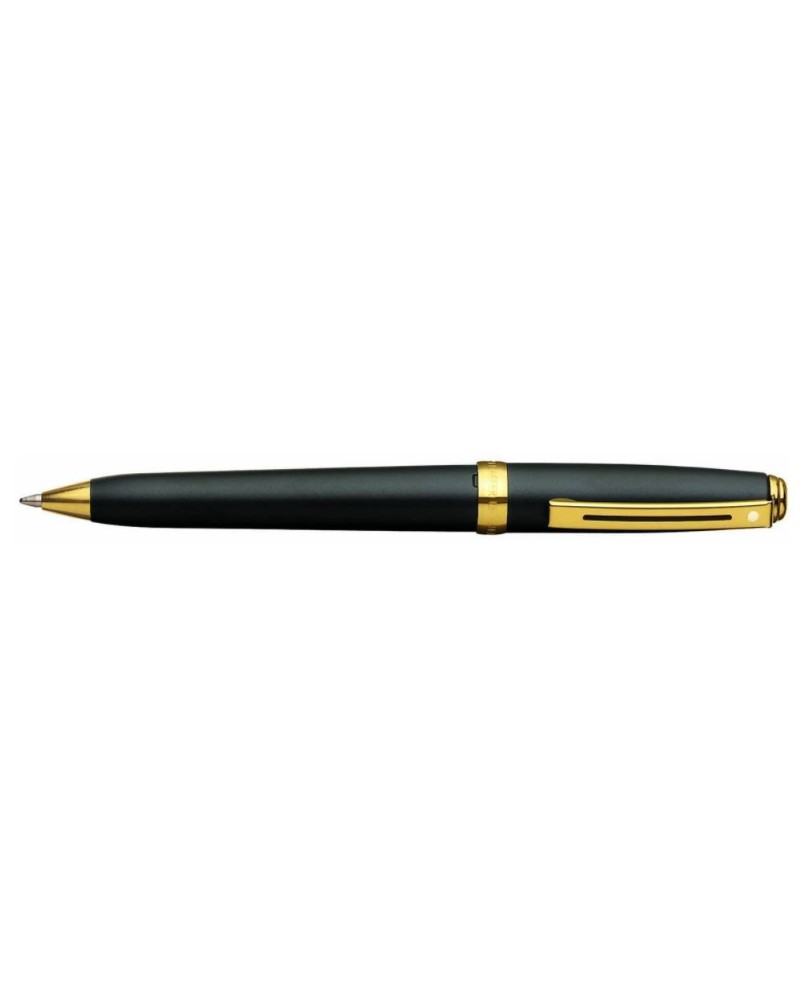 Sheaffer Prelude Matte Black Gold Trim Ballpoint