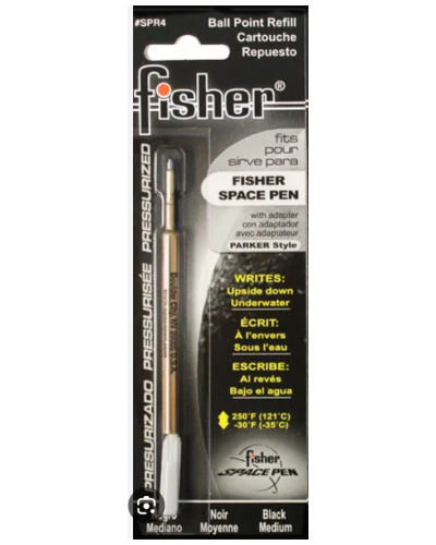 Fisher Black Ballpen Refill