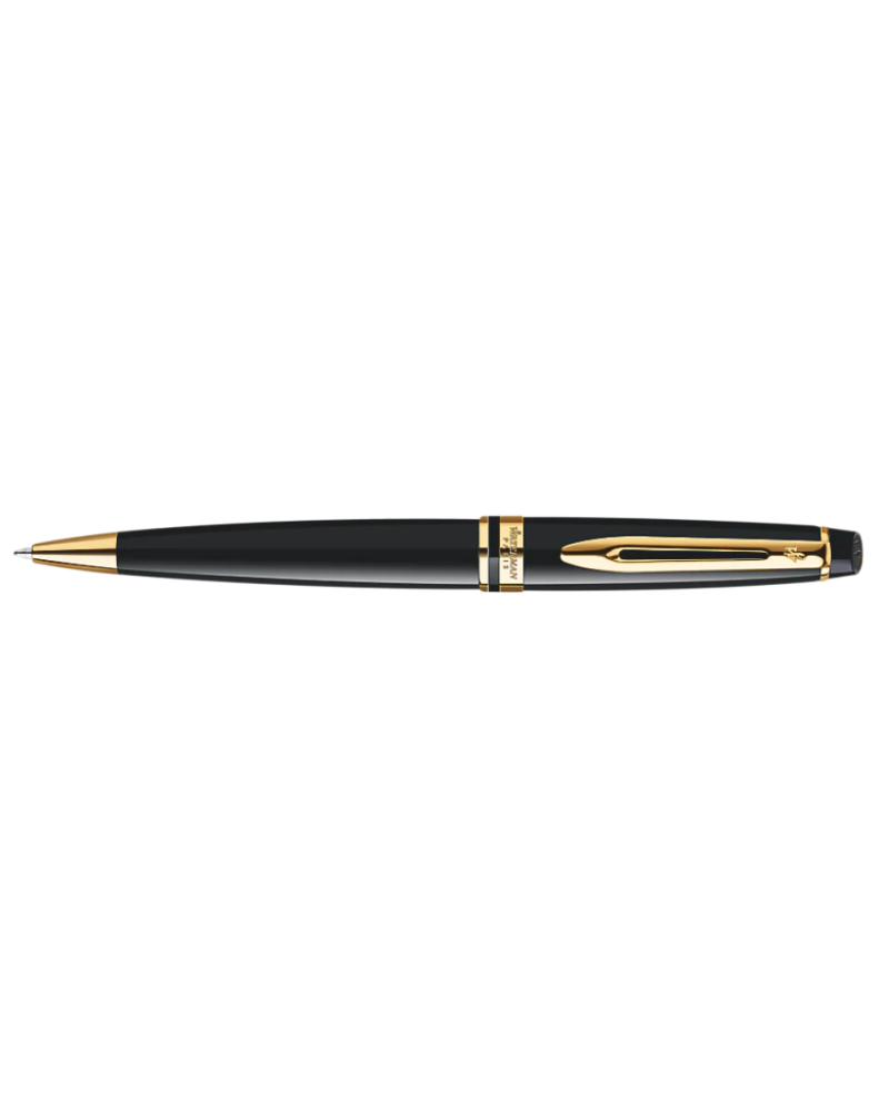 Waterman Expert Black Gold Trim Ballpen