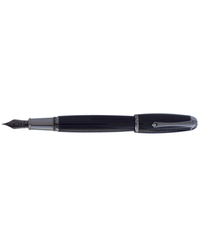 Super Mega  Carbon / Gunmetal Trim Fountain  Pen