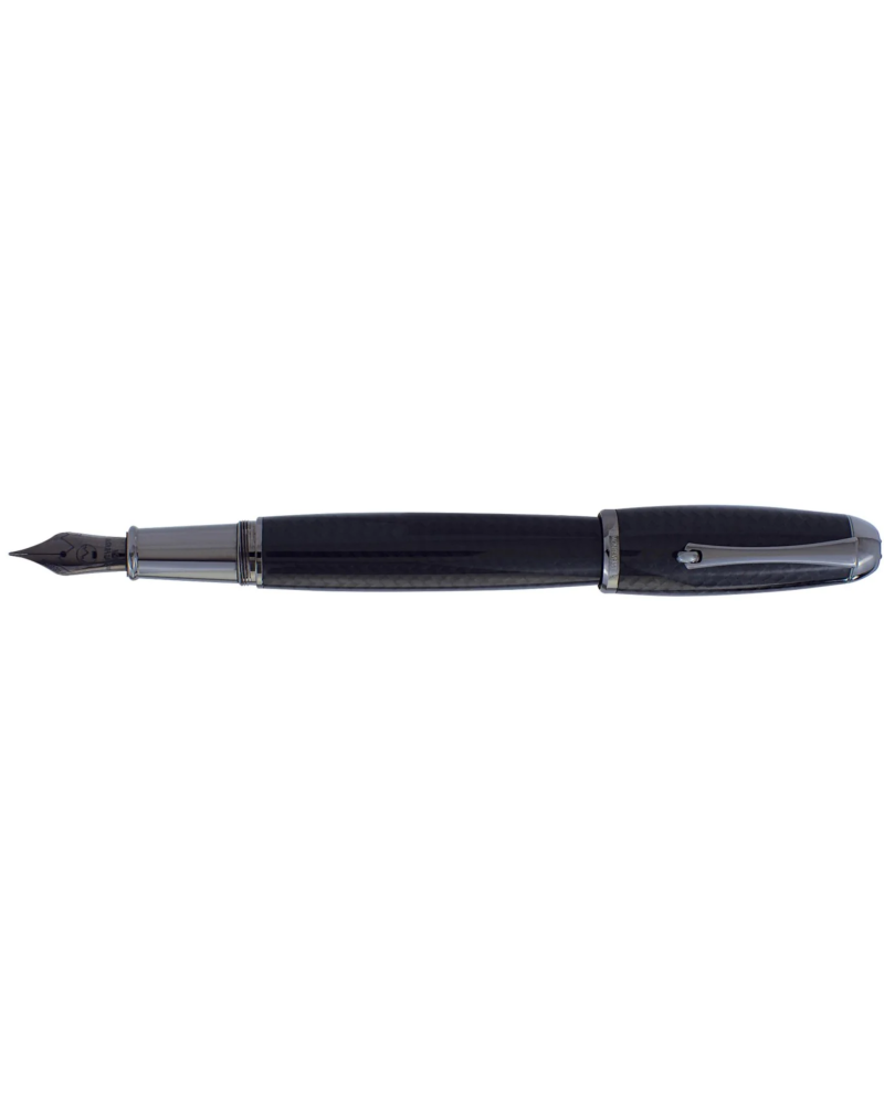 Super Mega  Carbon / Gunmetal Trim Fountain  Pen