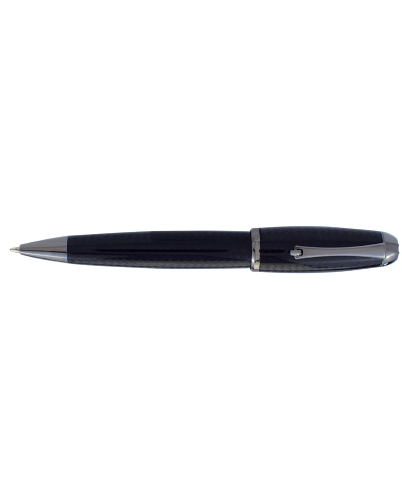 Super Mega  Carbon / Gunmetal Trim Ballpoint Pen