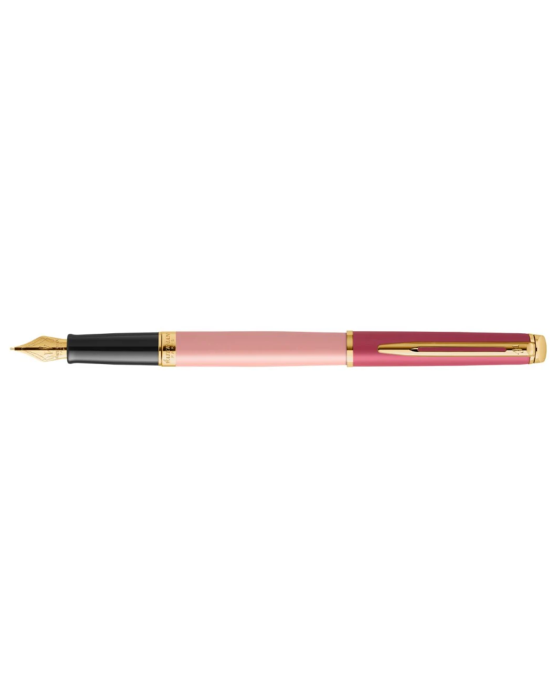 Waterman Hemisphere Colour Blocking - Special Edition  Pink / Gold Trim Fountain Pen